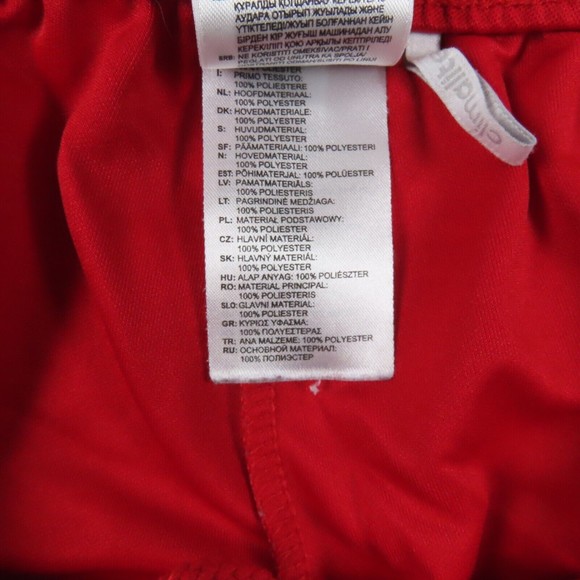 Adidas Boys Shorts Size Large Elastic Waist Red Running Activewear Gym Training - Picture 3 of 11